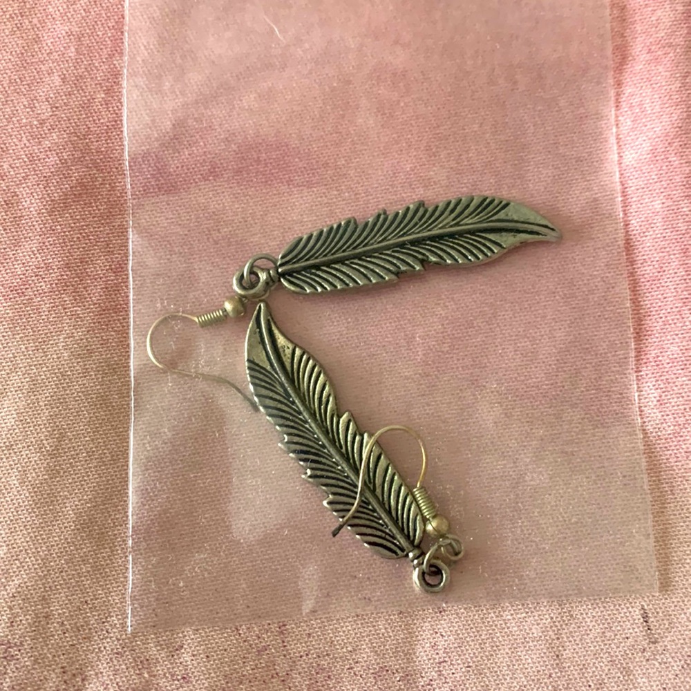 Feather earrings